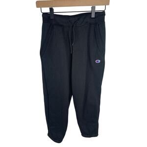 Champion Boys Black Jogger Sweatpants Size M